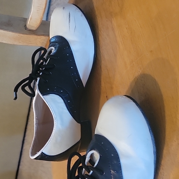 Youth Sadle shoes size 4/5 - Picture 4 of 11